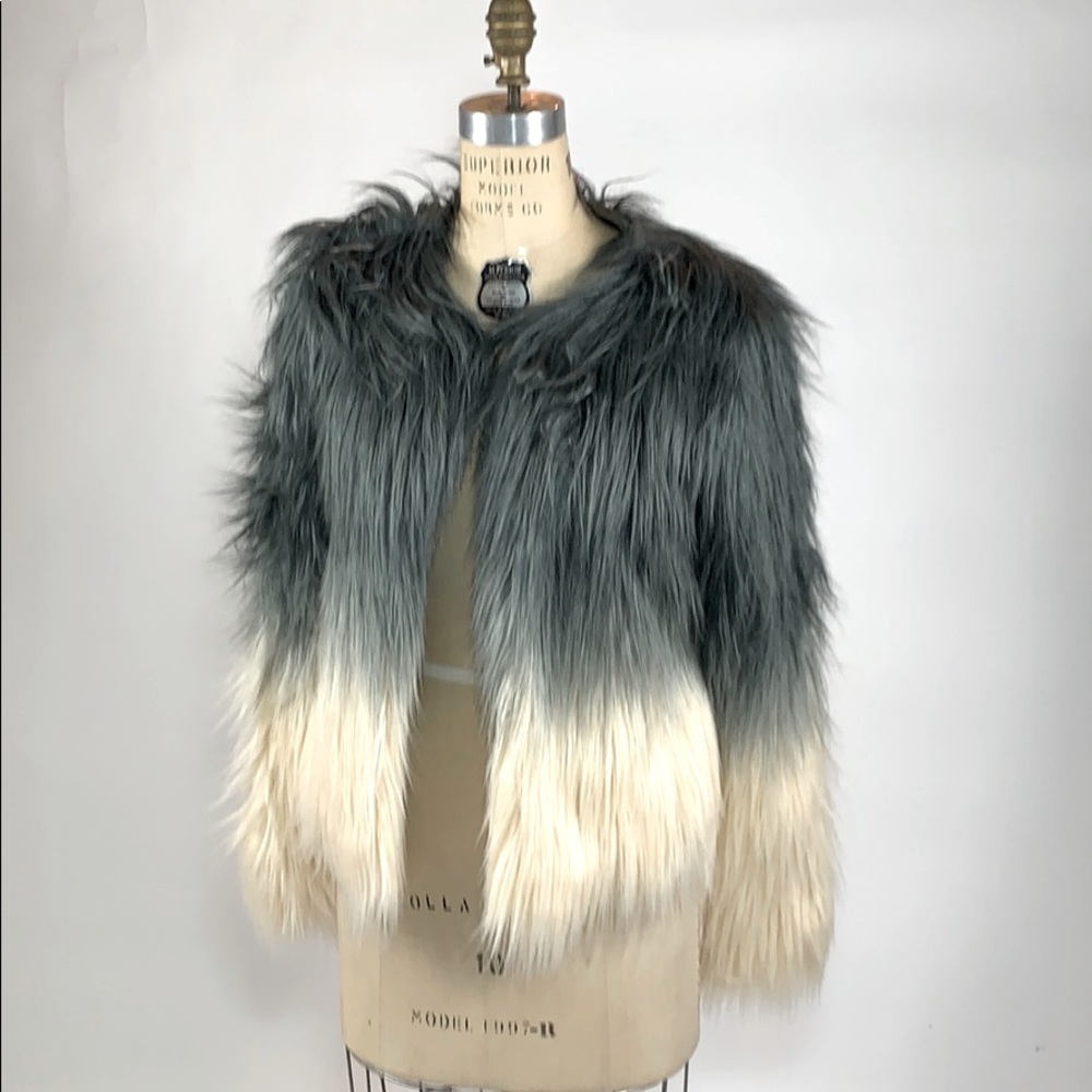 Barney’s Faux Fur Ombré Coat
